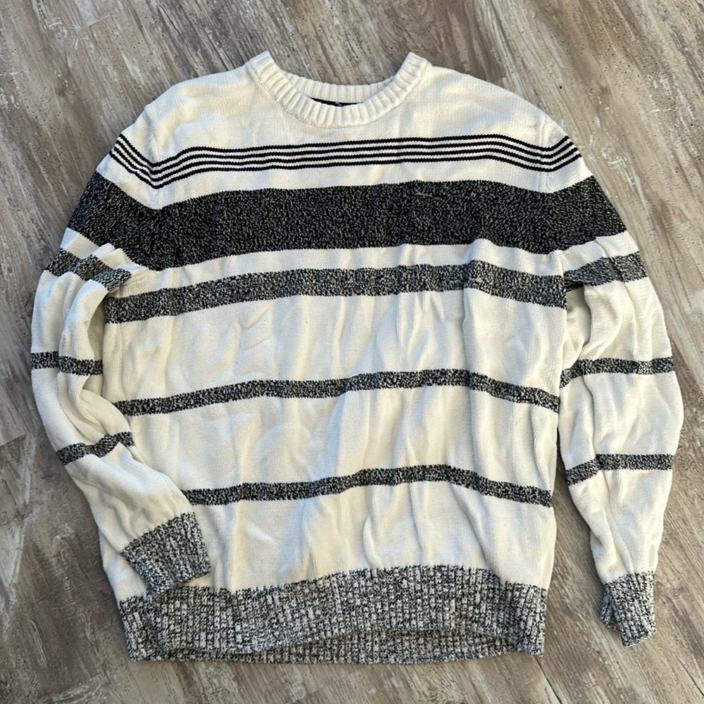 Lands end stripped sweater
